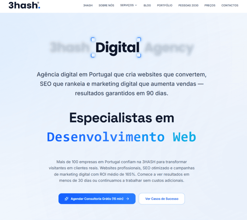 Projeto 3HASH — Branding, feito pela 3HASH