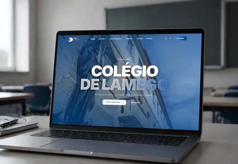 Projeto Colégio de Lamego, feito pela 3HASH