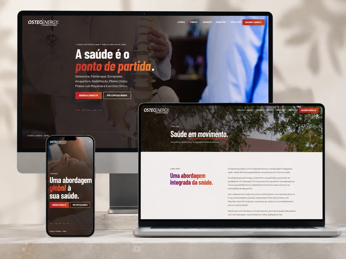 OSTEOENERGY — Clínica e Ginásio