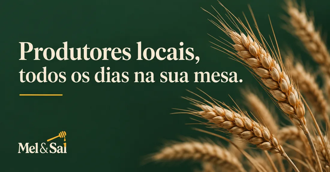 Publicação de LinkedIn: produtores locais, todos os dias na sua mesa