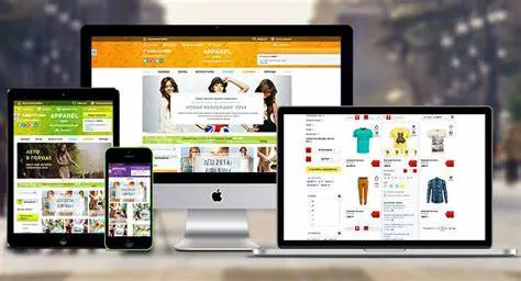 Exemplo de loja online profissional criada pela 3HASH, em vários dispositivos